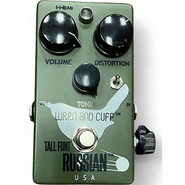 Used Wren And Cuff TALL FONT RUSSIAN Effect Pedal