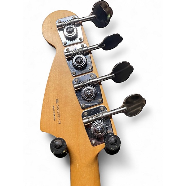 Used Fender Player Mustang Bass PJ Sonic Blue Electric Bass Guitar