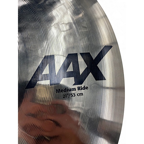 Used SABIAN 21in AAX MEDIUM RIDE Cymbal