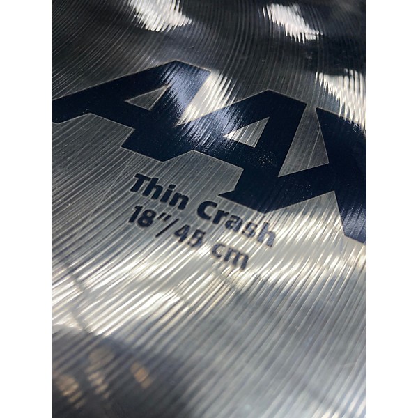 Used SABIAN 18in AAX Thin Studio Crash Cymbal
