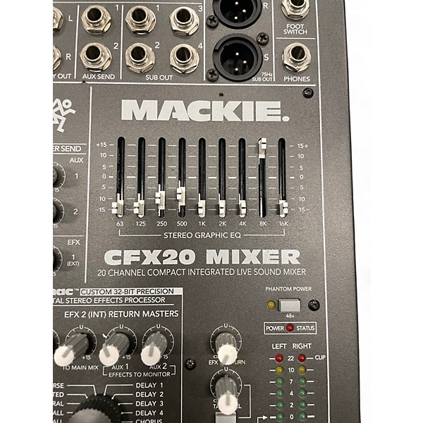 Used Mackie Cfx20 Powered Mixer