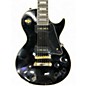Used 2023 Epiphone Les Paul Custom P-90 Guitar Center-Exclusive Ebony Solid Body Electric Guitar