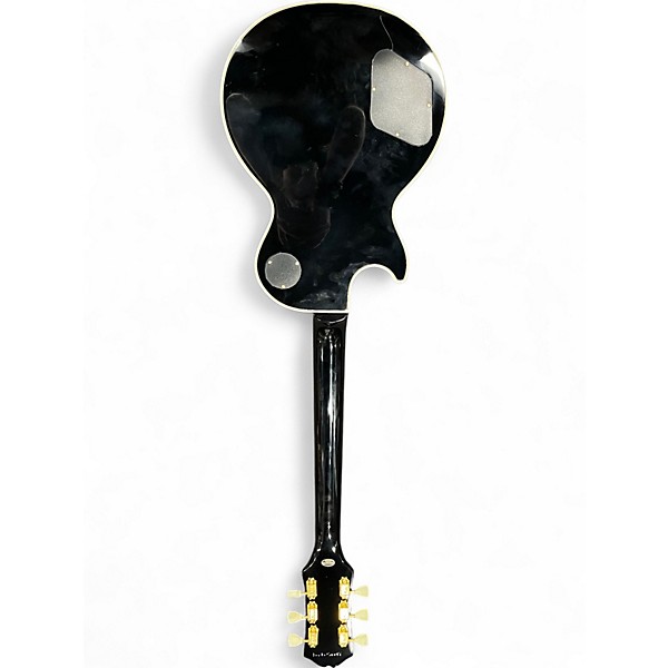 Used 2023 Epiphone Les Paul Custom P-90 Guitar Center-Exclusive Ebony Solid Body Electric Guitar