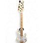 Used Ernie Ball Music Man Stingray HH 5 String Ivory White Electric Bass Guitar thumbnail