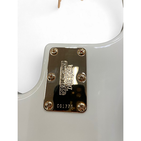 Used Ernie Ball Music Man Stingray HH 5 String Ivory White Electric Bass Guitar