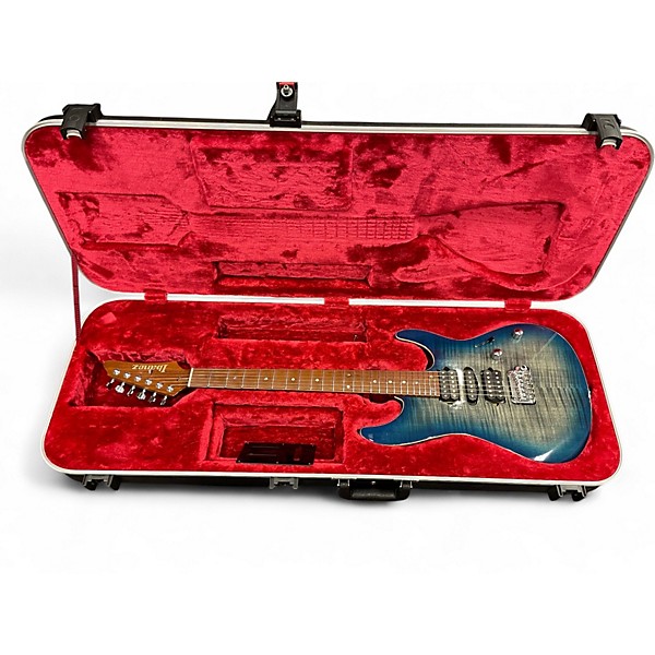 Used Ibanez AZ2407 PRESTIGE Sodalite Solid Body Electric Guitar