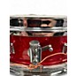 Vintage 1965 Ludwig 4 Piece DOWNBEAT RED SPARKLE Drum Kit