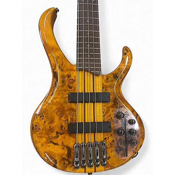 Used ESP BTB775PB Natural Electric Bass Guitar