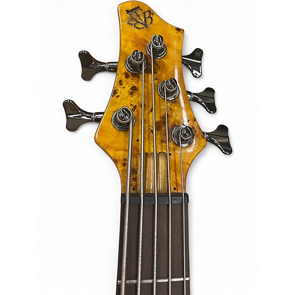 Used ESP BTB775PB Natural Electric Bass Guitar
