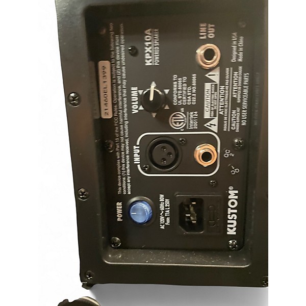 Used Kustom KPX10A Powered Speaker