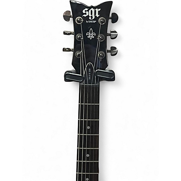 Used Schecter Guitar Research SOLO-6-SGR Black Solid Body Electric Guitar
