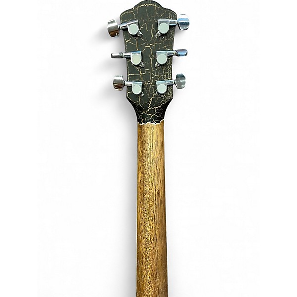 Used AXL Badwater 1216 Black Crackle Solid Body Electric Guitar