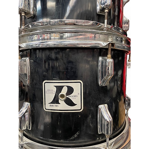 Used Rogers 6 Piece LONDONER + XP8 BLACK Drum Kit