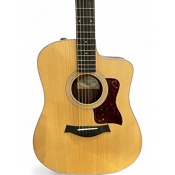 Used Taylor 210CE Natural Acoustic Electric Guitar