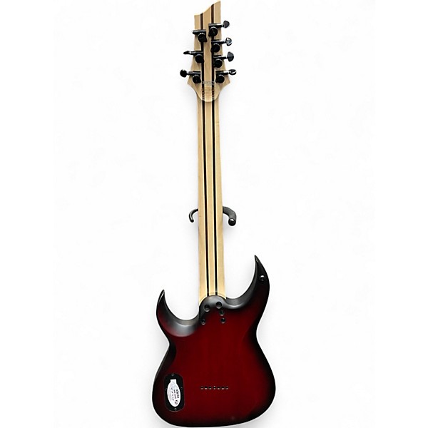 Used Schecter Guitar Research Sunset Extreme 7 Trans Red Burst Solid Body Electric Guitar