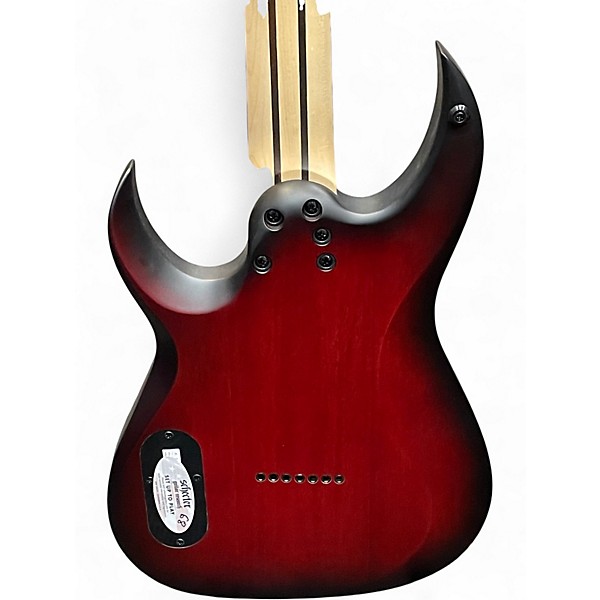 Used Schecter Guitar Research Sunset Extreme 7 Trans Red Burst Solid Body Electric Guitar