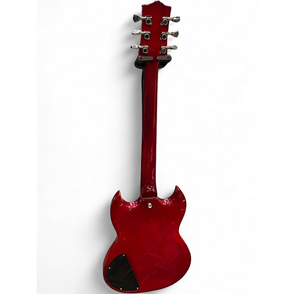 Used Jay Turser Double Cut Red Solid Body Electric Guitar