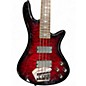 Used Schecter Guitar Research Omen Extreme 4 String Crimson Red Burst Electric Bass Guitar thumbnail