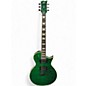 Used ESP LTD EC1000 Deluxe Flame Green Solid Body Electric Guitar thumbnail