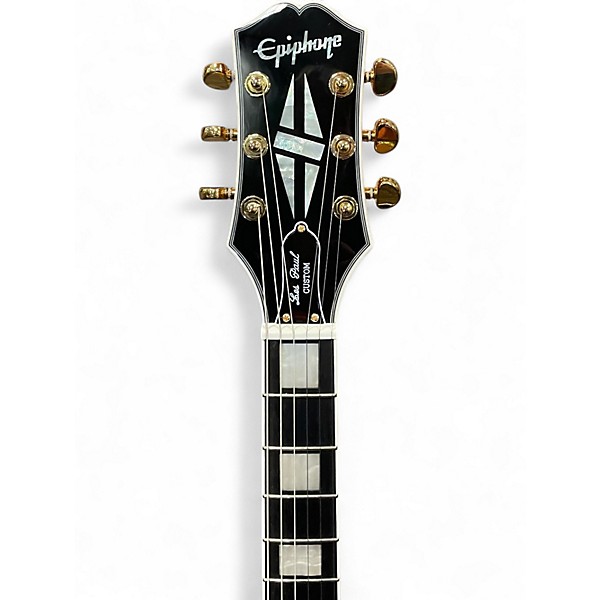 Used Epiphone Les Paul Custom Figured Cherry Sunburst Solid Body Electric Guitar