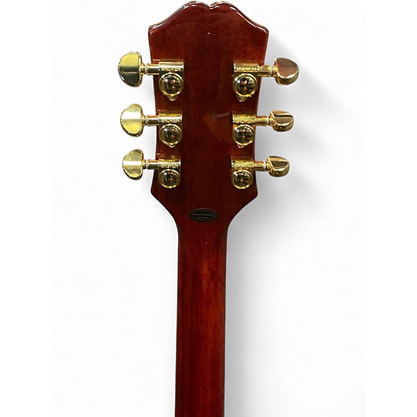 Used Epiphone Les Paul Custom Figured Cherry Sunburst Solid Body Electric Guitar