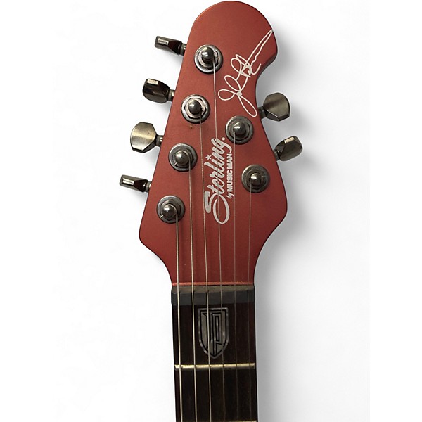 Used Sterling by Music Man JP MAJ100 Crimson Solid Body Electric Guitar