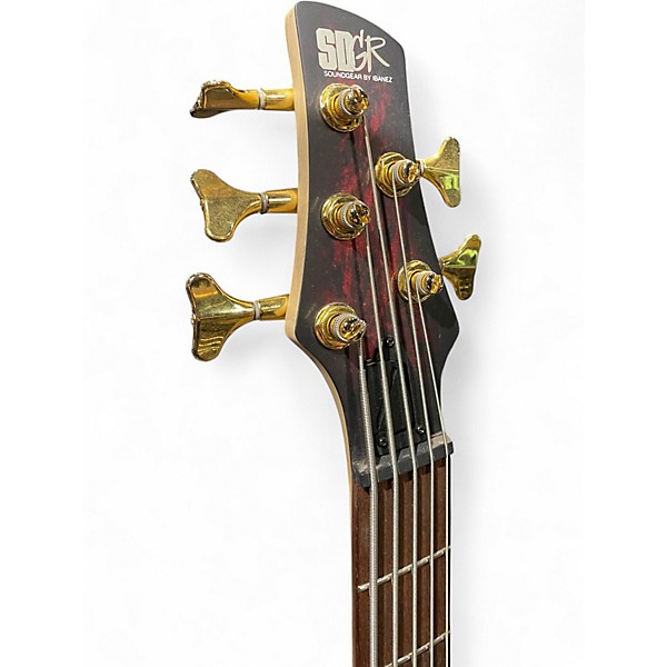 Used Ibanez SR305EDX Crimson Burst Electric Bass Guitar