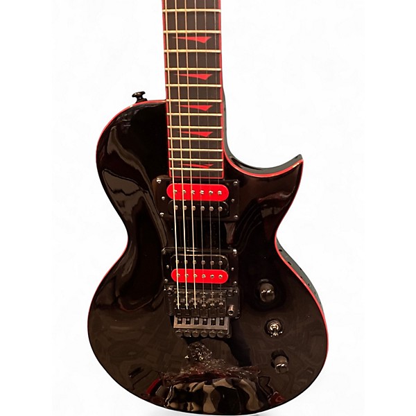 Used Kramer ASSAULT 220 BLACK AND RED RED AND BLACK Solid Body Electric Guitar