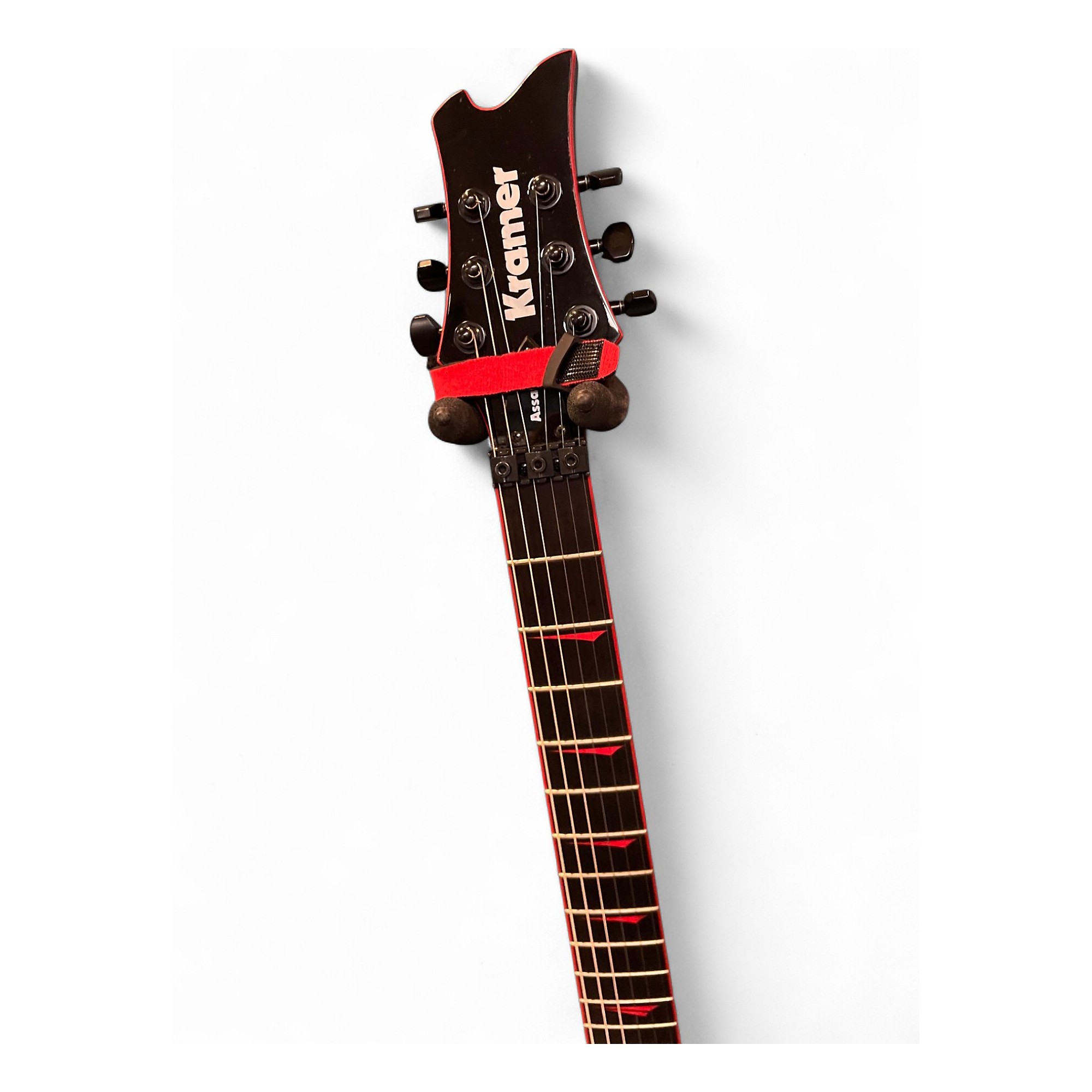 Used Kramer ASSAULT 220 BLACK AND RED RED AND BLACK Solid Body