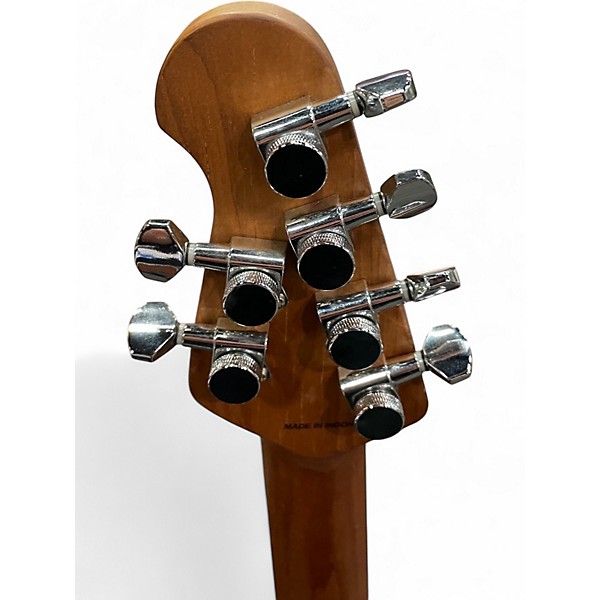 Used Sterling by Music Man SR50 STINGRAY FIREMIST SILVER Solid Body Electric Guitar