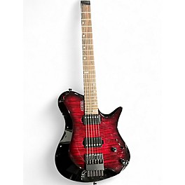 Used Kiesel Z2 Zeus Crimson Red Trans Solid Body Electric Guitar
