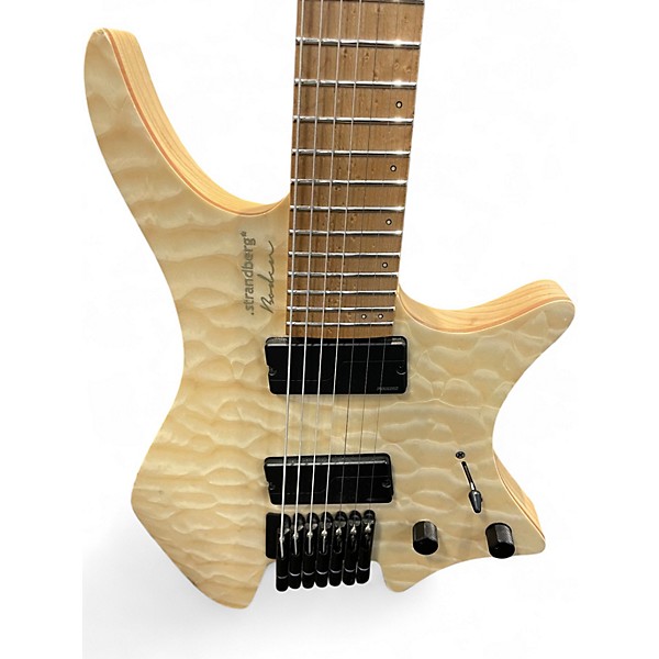 Used 2022 strandberg Boden Original NX7 Natural Quilted Solid Body Electric Guitar