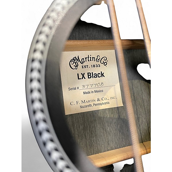 Used Martin LX BLACK Black Acoustic Guitar