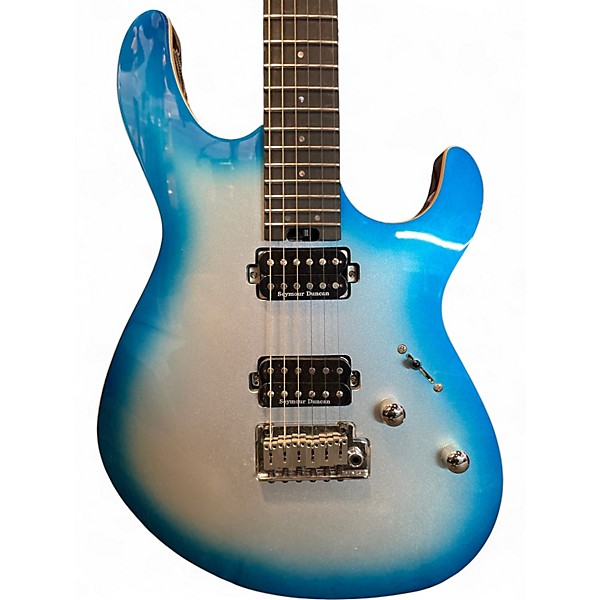 Used Cort G Glam Series Light Blue Solid Body Electric Guitar