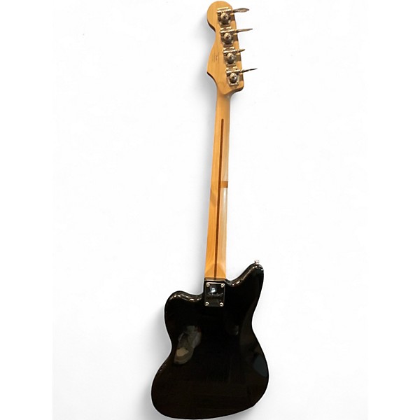 Used Squier Jaguar Bass Black Electric Bass Guitar