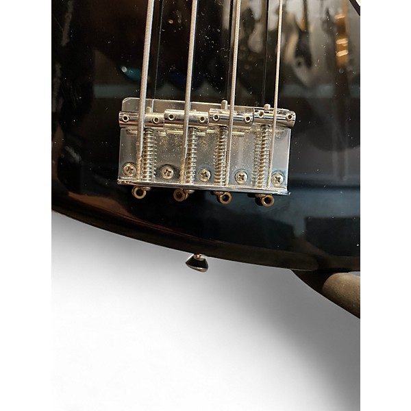 Used Squier Jaguar Bass Black Electric Bass Guitar