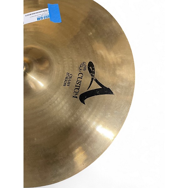 Used Zildjian 17in A Custom Crash Cymbal