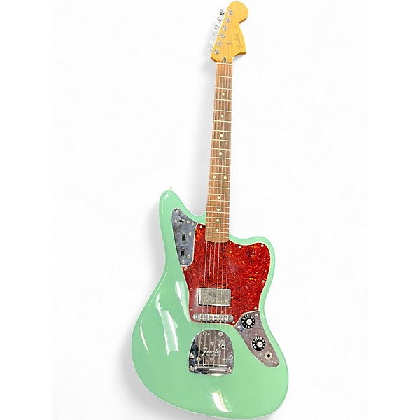 Used Fender Player Jaguar Mint Green Solid Body Electric Guitar