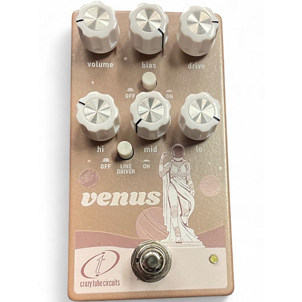 Used Crazy Tube Circuts Venus Pedal - Real Tube Overdrive Effect Pedal