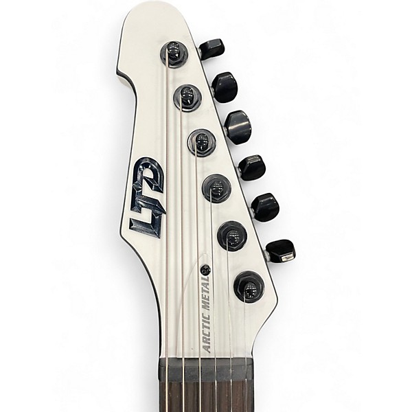 Used ESP ARCTIC METAL Arctic White Solid Body Electric Guitar