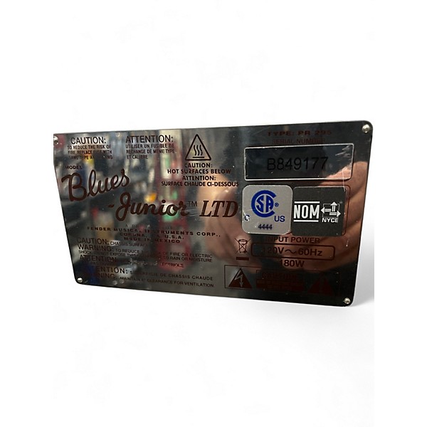 Used Fender Blues Junior 15W 1x12 Tube Guitar Combo Amp