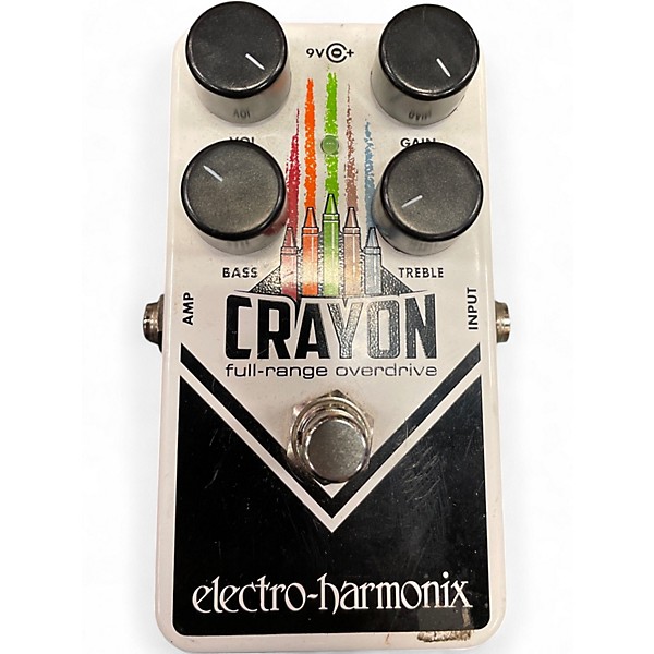 Used Electro-Harmonix Crayon Full Range Overdrive Effect Pedal