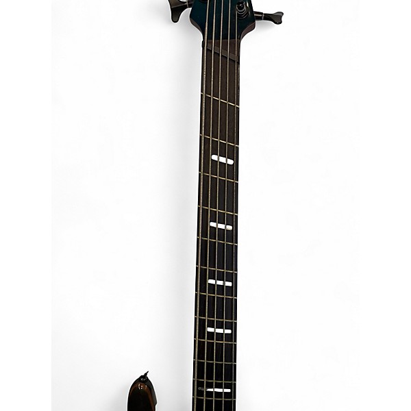 Used Ibanez SRMS805 Ocean Turquoise Electric Bass Guitar