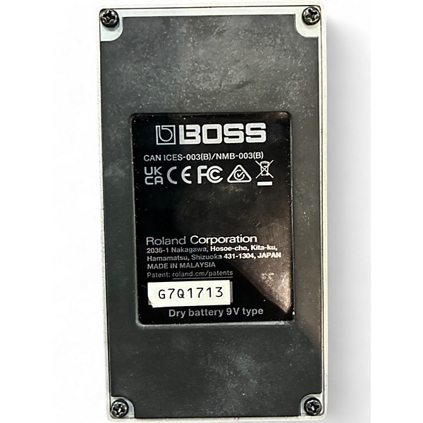 Used BOSS RV2 Digital Reverb Effect Pedal