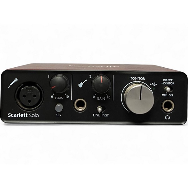 Used Focusrite Scarlett Solo Gen 2 Audio Interface