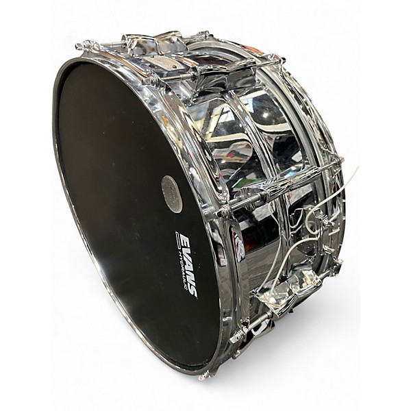 Used Yamaha 6.5X14 Stage Custom Snare Chrome Silver Drum