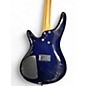 Used Ibanez SR370 Blue Electric Bass Guitar
