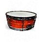 Used Phoenix Drum Co 5.5X14 Steel Snare Orange Drum