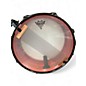 Used Phoenix Drum Co 5.5X14 Steel Snare Orange Drum