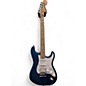 Used Squier Stratocaster HSS Blue Solid Body Electric Guitar thumbnail